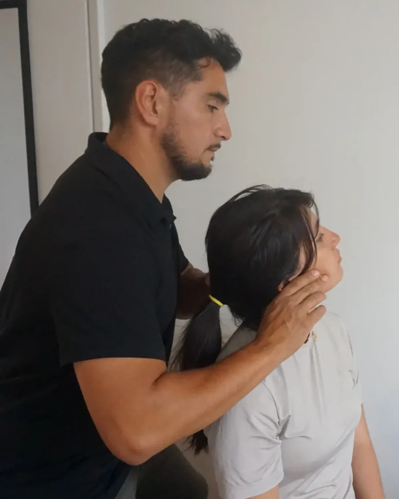 cuello arreglada